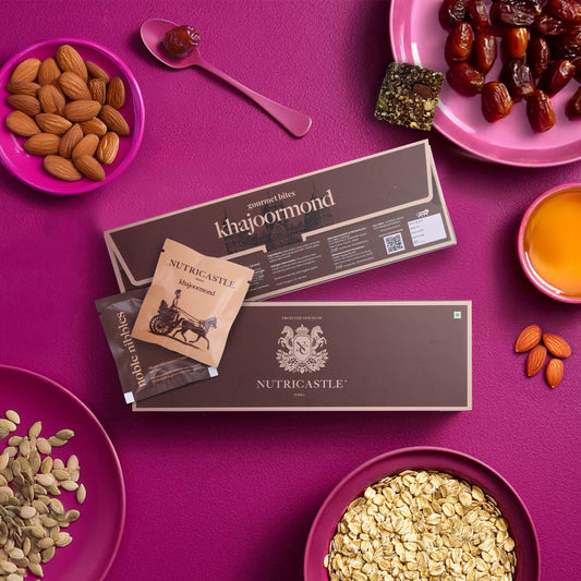 Khajoormond - खजूर & बदाम (Dates and Almonds)