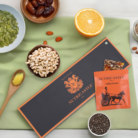 Millet Kesari - (Millets and Orange Bites)