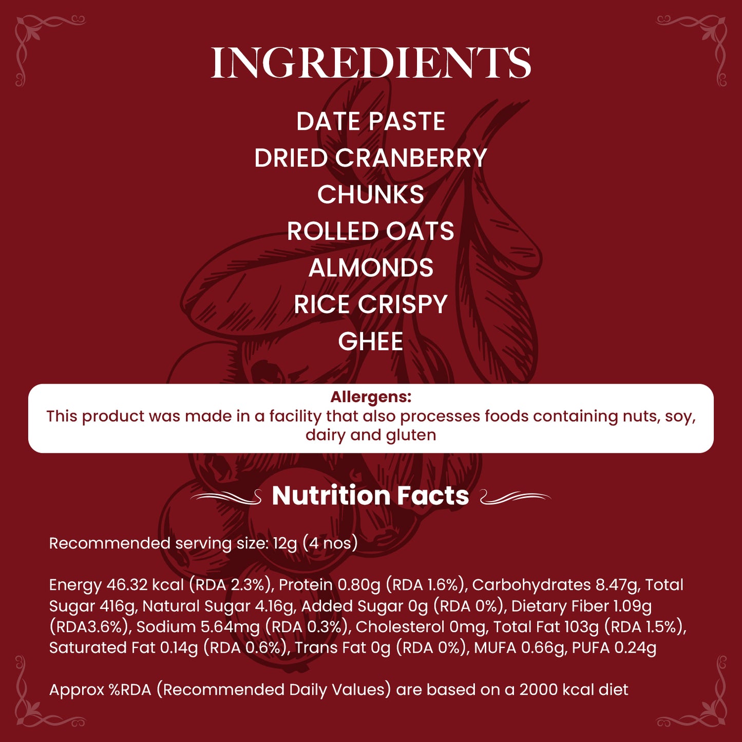 Rangberry - रंग Berry (Cranberry Bites)